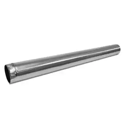 Round Metal Duct Pipe 12 Inch X 5 Ft Sturdy Galvanized Steel Construction New • $32.38
