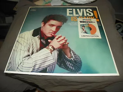 ELVIS PRESLEY-	Elvis Is Back! -New COLORED ORANGE 180 GRAM Vinyl LP-w/free Elvis • $38.50