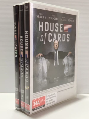 $14.95 • Buy House Of Cards: Seasons 1 2 4 DVD Set Kevin Spacey Region 4 Very Good Condition