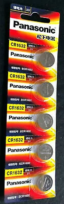 Panasonic CR1632 Li Battery 3V Coin Cell Batteries • $3.85