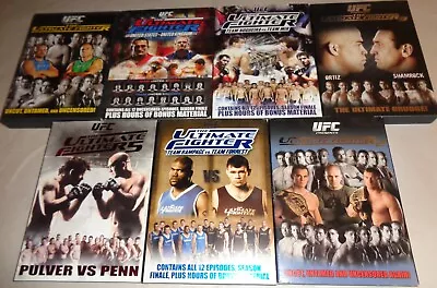 UFC The Ultimate Fighter Seasons DVD Lot Of 7 USA UK Heavyweights Pulver Penn + • $18.44