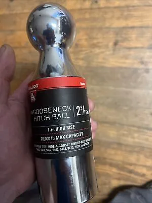 Bulldog Gooseneck Hitch Ball 2 5/16” 1” High Rise 20000lb Max Capacity NEW • $65