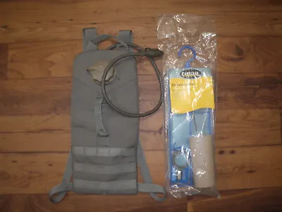 Very Good MOLLE II 100 Oz Hydration Bladder W/cleaning Kit In Ranger Green. • $8