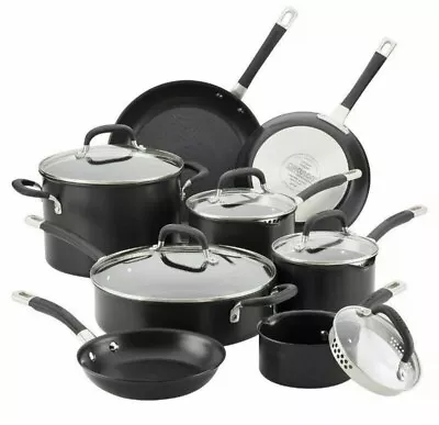 Circulon 13 Piece Hard Anodized Cookware Set Kitchen Pots Pans Set Gift Box RAM • $999