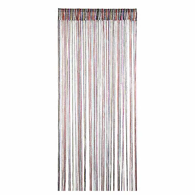 String Curtain Panels Door Fly Screen Room Divider Net Hanging Glitter Curtains • £7.19