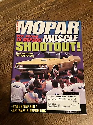 Back Issue Of Mopar Muscle Magazine - December 2000 • $3.50