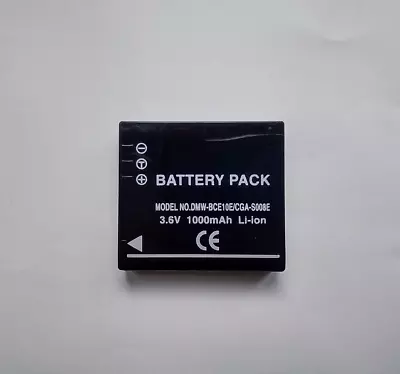 Replacement For Panasonic DMW-BCE10E / CGA-S008E Battery Fits Many Lumix Cameras • £9.95