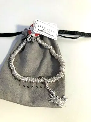 Buckley Silver Plated Candy Charm Bracelet With Sparkly Crab Charm - NEW • £9