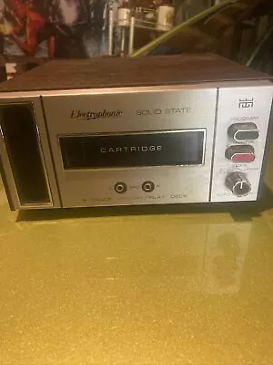 Vintage Tested Electrophonic 8 Track Recorder Player Model TRD-130 Made In Japan • $75