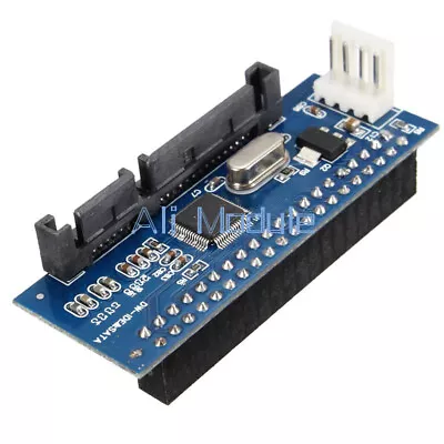 40 Pin IDE Female To SATA 22Pin Male Adapter ATA To Serial SATA Card Converter • £4.30