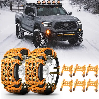 6x For Toyota Tacoma Wheel Tire Snow Chains Anti-Skid Emergency Winter Driving • $51.98