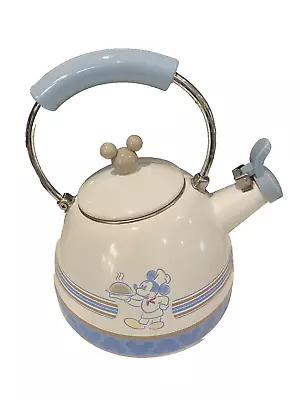 Vintage Disney Mickey Mouse CHEF MICKEY Whistling Tea Kettle • $29.99