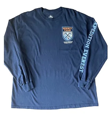 Disney Animal Kingdom Expedition Everest Summit Team Long Sleeve Shirt Adult XL • $25.59