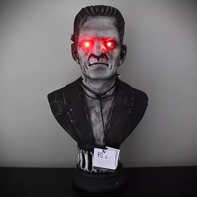 LED Frankenstein Bust 21  Tall Lights Up Halloween Decor NWT Hard To Find • $124.99