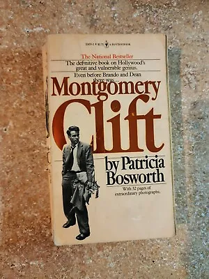 MONTGOMERY CLIFT: A BIOGRAPHY By Patricia Bosworth *Excellent Condition* • $8.49