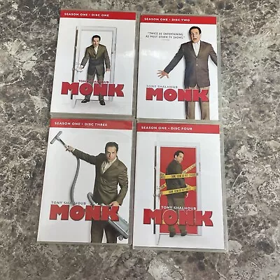 Monk - Season 1 (DVD 2004 4-Disc Set) Not Touched In Years • $8