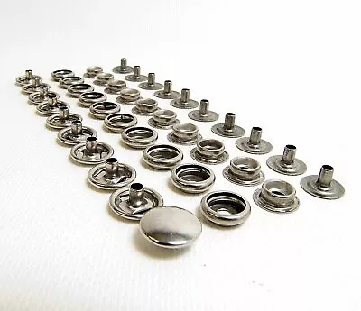 Snap Fasteners 100% Stainless Steel Boat Marine Snaps - The Real Stainless Snaps • $10.28