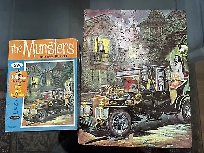The Munsters Jigsaw Puzzle ~ Whitman 1965 ~ # 4634 ~ Good Condition ~ All Pieces • $35