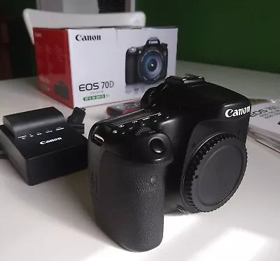 Canon EOS 70D Digital SLR Camera - (For Parts) Body + Battery + Charger • $120