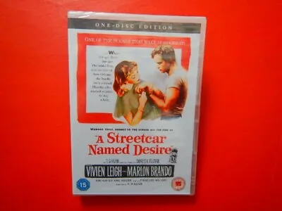 A Streetcar Named Desire. T Williams / Kazan. Brando.new/sealed. 1951/2006. Dvd • £4.99