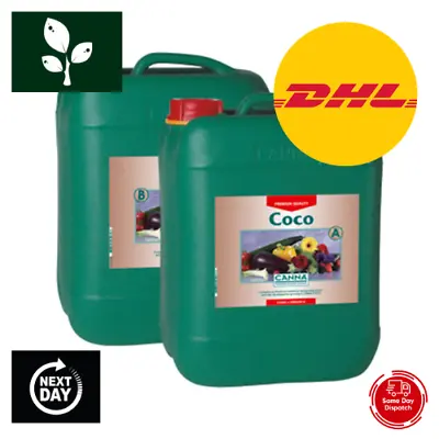£38.99 • Buy Canna Coco A+B Set 5L - Hydroponic Nutrient For Coco/Coir NEXT DAY DHL FAST POST