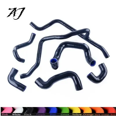 Fit BMW E30 M20 325 325i 6cy 1988-1993 Silicone Coolant Radiator Hose Black • $109.99