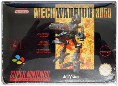 MechWarrior 3050 Super Nintendo SNES Boxed *No Manual* PAL • $119.90