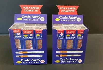 CRAFE AWAY REGULAR FILTERS(reds) For Shop Bought Cigarettes 24 Packs-240 Filters • £20.95