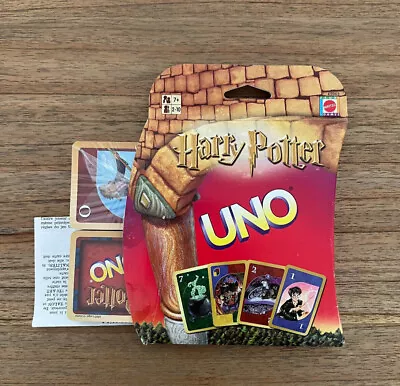 Harry Potter Uno Card Game From Mattel 2000 NEW SEALED CARDS • $30