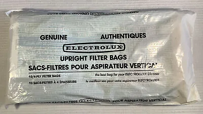 $3.75 • Buy 10 Vintage Genuine Electrolux Vacuum Bags Style U Upright Filter Bags 4 Ply