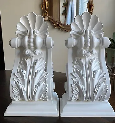 Millwork Acanthus Shell Corbel Approx 8  X 5  X 14  Polyurethane Material New • $34.99