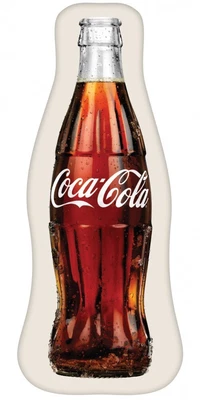 £12.90 • Buy Coca-Cola Bottle Soft Drink Decorative Cushion 46 X 16 X 7 Cm
