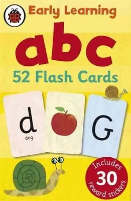Ladybird Early Learning: ABC Flash Cards 9781409302742 | Brand New • £9.32