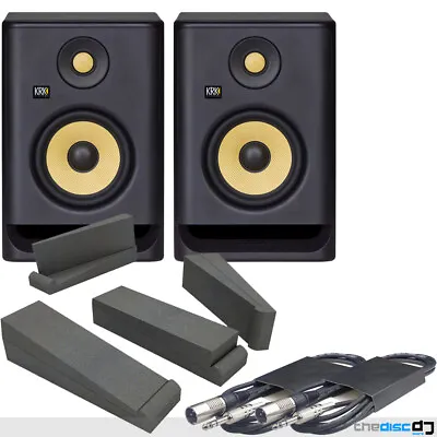 £349 • Buy KRK Rokit RP5 G4 (Pair) + Foam Isolation Pads + Audio Cables