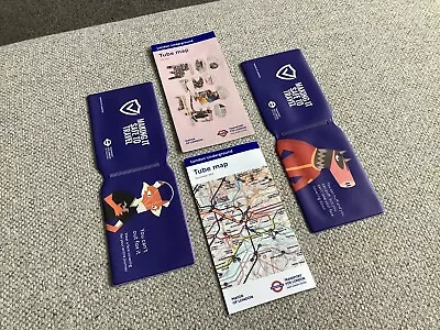 TfL Oyster Card Holder 2 NEWPlus Tube MapLondon Overground Oyster WalletsRARE • £10.99