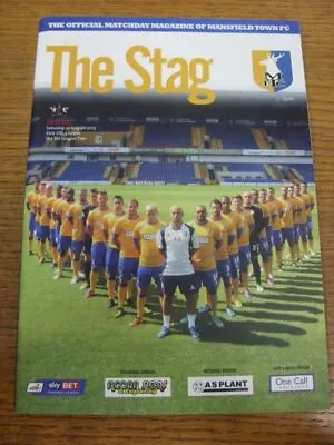 10/08/2013 Mansfield Town V Exeter City [1st Home League Game] . FREE POSTAGE On • £4.99