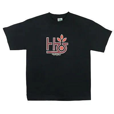 Habitat Skateboard T-Shirt Red Logo Black - Youth Kids Extra Large • $13.95