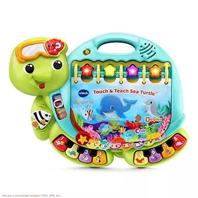 VTech Touch And Teach Sea Turtle Interactive Learning Book  Green • $19.99