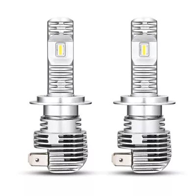 NOVSIGHT 50W 12000LM H7 LED Headlight Bulbs Kit Canbus 1:1 6000K Super Bright UK • £24.99