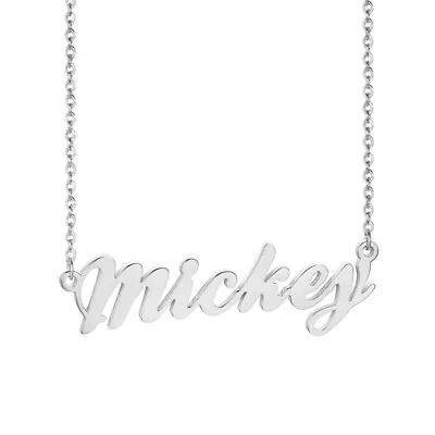 Personalized Custom Name Necklace Nameplate Letter Stainless Steel Pendant • £8.39