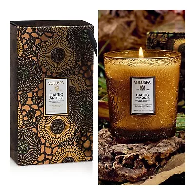 Voluspa Baltic Amber Home Ambience Reed Diffuser And Classic Candle • $62.99