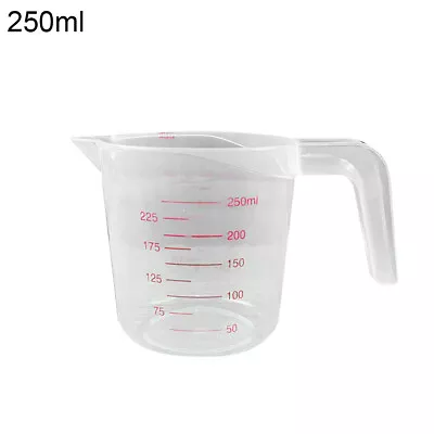 250/500/1000ml Double Scale Transparent Measuring Cup Kitchen Weighing Tool 7 • £6.07