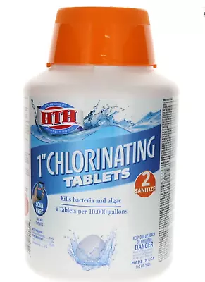 5lbs HTH Chlorinating Tablets 1  Swimming Pool Chemical ~ New • $84.55