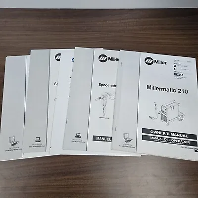 Millermatic Owners Manuals Lot Of 4 Millermatic 210 Spoolmate 3035 3545 Migmat • $19