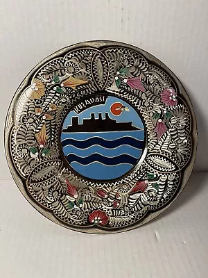 Vintage Copper Enamel Dish From Kusadasi Turkey 7.5” • $20