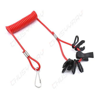 1Pack Boat Outboard Engine Motor Kill Stop Switch Safety Lanyard Clip For Yamaha • $10.29