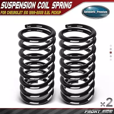 2x Front Left & Right Coil Springs For Chevrolet S10 1999-2003 L4 2.2L Pickup • $89.06