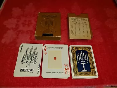 VINTAGE ANTIQUE FORTUNE TELLING CARDS 357x REVELATION WITH FOLD OUT GOLD EDGES • $79.99