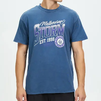 £19.96 • Buy NRL Melbourne Storm Mens Blue T-Shirt Size Medium (new)