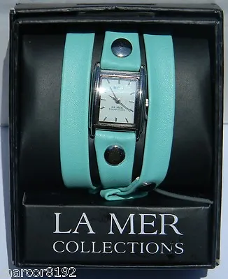 Wanderlust By La Mer Collections Watch Women Wristwatch Triple Wrap Mint New • $16.99